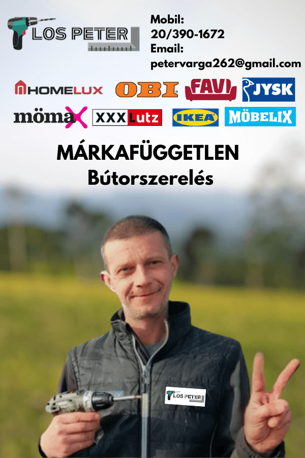 Bútor szerelő munkában