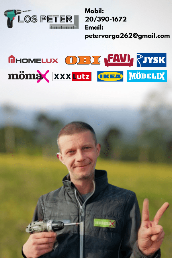 Bútor szerelő munkában